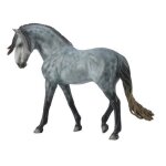 Figurine - collecta - 3388631 - talon andalou - dapple grey - 1:12 deluxe