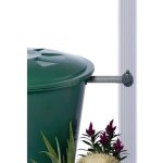 Collecteur eau de pluie speedy eco quattro gris (sans d�coupe de goutti�re)