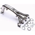 Collecteur dechappement en inox pour peugeot 206 14l et 16l 8 soupapes