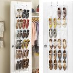 Collection de sacs de stockage de chaussures over - the - porte de lorganisateur de chaussures