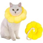 Collerette pour chat anti lechage collerette pour chat en tissu collerette chat souple rrglable colerette ...