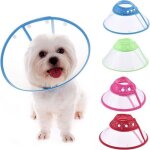 Collerette chien / chat collerette a pois de protection couleur alatoire taille s