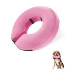 Collerette chien l - gonflable - r�glable - anti - lechage