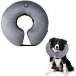 Collerette gonflable xl pour chien - prvention des blessures - couleur bleue