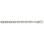Collier - 1001 bijoux - chaine for�at 3mm - argent - homme