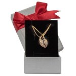 Collier 45 et 50cm - coeur � couper - en plaqu� or v�ritable - ensemble 2 chaines et pendentif s�parable ...