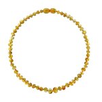 Collier dambre - bb / nourrisson - honey - soulage les pousses dentaires - pierres naturelles - ide ...