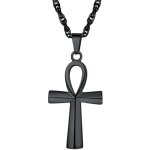 Collier ankh egyptien pendentif croix de vie pour homme femme chane réglable offerte bojoux simple religieux ... Collier ankh egyptien pendentif croix de vie pour homme femme chane réglable offerte bojoux simple religieux ...