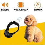 Collier anti - aboiement pour chien pour chiot chat petit animal sensibilit rglable vibration automatiqu ...
