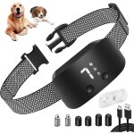 Collier anti - aboiement chien - byondself - collier electrique - 3 modes - 8 niveaux - ip67 tanche