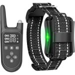 Collier anti aboiement chien collier elctrique chien avec tlcommande de 800m tanche ipx7 rechargeable ...