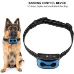 Collier anti - aboiement pour chien rechargeable automatique anti bark dog collar - �cran lcd