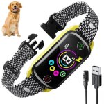 Collier anti aboiement chien résistance à l?eau ip67 et détection d?aboiement intelligent collier vibration(ja ... Collier anti aboiement chien résistance à l?eau ip67 et détection d?aboiement intelligent collier vibration(ja ...