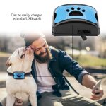 Collier anti - aboiement collier de dressage �lectronique pour chien avec dispositif de contr�le rechargeable( ...