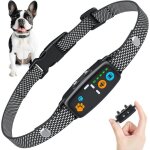 Collier anti - aboiement pour petits chiens - febest - rechargeable - 3 modes - 7 niveaux de sensibilit� ...