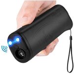 Collier anti aboiement - zgeer - 3 en 1 - ultrason - led - portable