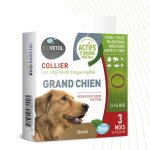Collier anti - puces grand chien ( + 15 kg) - biovetol - antiparasitaire dorigine v�g�tale ? anti parasitaire ...
