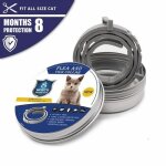Collier anti puces - non spcifi - 38 cm - rglable - pour chien et chat - 8 mois defficacit