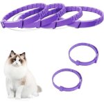 Collier anti stress - r�glable - ph�romones apaisantes - imperm�able - 4 pcs