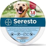 Collier antiparasitaire - seresto - grand chien - protection 7 - 8 mois - anti - insectes - taille ?8kg ...