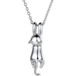 Collier animaux argent femme pendentif chat - chien - panda - tortue - requin avec chane rglable bijoux ...