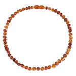 Collier d ambre(cognac)(33cm) - forfait simple