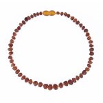 Collier d ambre(cognac raw)(35cm) - forfait simple
