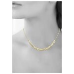 Collier - bijouxia - feuilles de laurier - plaqué or 18 carats - longueur 45 cm - mixte Collier - bijouxia - feuilles de laurier - plaqué or 18 carats - longueur 45 cm - mixte