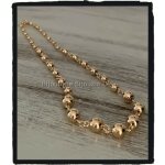 Collier - bijouxia - maille boule - plaqué or 18 carats - 45cm - jaune Collier - bijouxia - maille boule - plaqué or 18 carats - 45cm - jaune