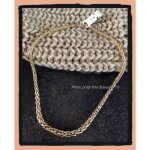 Collier - bijouxia - maille palmier - plaqu� or 18 carats - longueur 45 cm - qualit� bijouterie