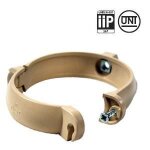 Collier bride pour tube de descente pvc �100 - firstplast - sable - fixation facile - gamme goutti�re ...
