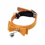 Collier pour chat anti etranglement 27cm moutarde