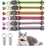 Collier pour chat - noname - rglable - rflchissant - 6 couleurs - anti tranglement