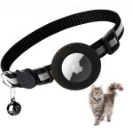 Collier pour chat avec porte airtag anti - �tranglement - s�curit� et clochette - l�ger 1cm - toutes ...