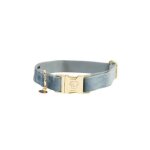 Collier pour chien kentucky velvet - bleu - 36 / 52 cm