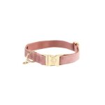 Collier pour chien kentucky velvet - old rose - 25 / 38 cm