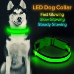 Collier pour chien led rechargeable par - collier lumineux et confortable en maille souple - pour chiens ... Collier pour chien led rechargeable par - collier lumineux et confortable en maille souple - pour chiens ...