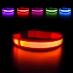Collier chien lumineux rechargeable et etanche led clignotant collier de sécurité avec ceinture réglable ... Collier chien lumineux rechargeable et etanche led clignotant collier de sécurité avec ceinture réglable ...