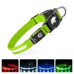 Collier chien lumineux rechargeable et etanche, led clignotant collier de sécurité pour petits - moyens ... Collier chien lumineux rechargeable et etanche, led clignotant collier de sécurité pour petits - moyens ...