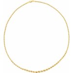 Collier corde chute en or 18 carats