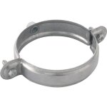 Collier de descente de gouttire galvanis - marque generique -  100 - embase 7 x 125