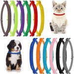 Colliers didentification pour chiot - zgeer - lot de 12 - couleurs assorties - r�glable - 30x035 cm