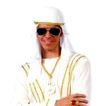 Collier dguisement - guirca - dollar or - bijou fantaisie - mixte