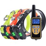 Collier de dressage pour chiens avec beep vibra choc �tanche et rechargeable collier t�l�commande 800 ...