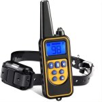 Collier de dressage pour chien rechargeable collier electrique pour chien collier dressage chien avec ...