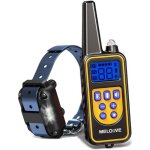 Collier de dressage pour chiens rechargeable port�e de 800 m avec mode vibration son choc statique et ...