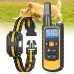 Collier de dressage pour chien rechargeable - t�l�commande - 800m - ip67 �tanche - fonction choc vibration ...