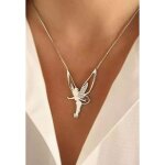 Collier fee clochette argenia statuette fee fairy bijoux fee (argent et cristaux swarovski) Collier fee clochette argenia statuette fee fairy bijoux fee (argent et cristaux swarovski)