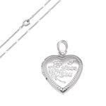 Collier - femme - chaîne et pendentif - médaillon - coeur - porte photo - floral - argent fin 925 / 1000 ... Collier - femme - chaîne et pendentif - médaillon - coeur - porte photo - floral - argent fin 925 / 1000 ...