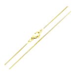 Chane de cou - femme - maille vnitienne - palmier - 45 cm - 15 mm - plaqu or jaune 750 / 1000 - 3 ...